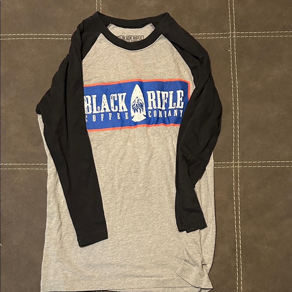 Black Rifle Coffee Company Long Sleeve Tee - Gray and Black